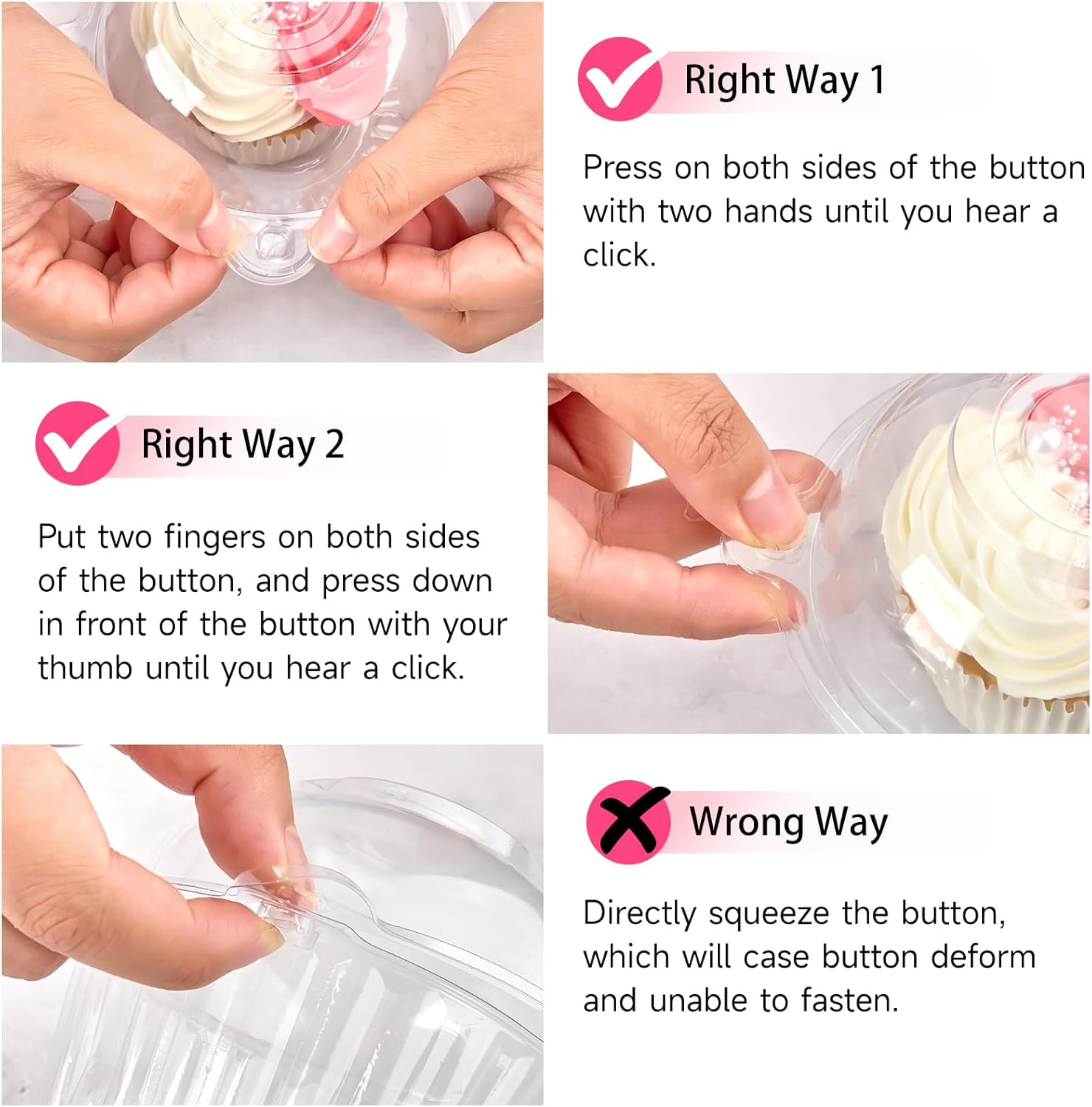 100 Pack Clear Plastic Cupcake - Plastic Dome Clear ulasan dan harga