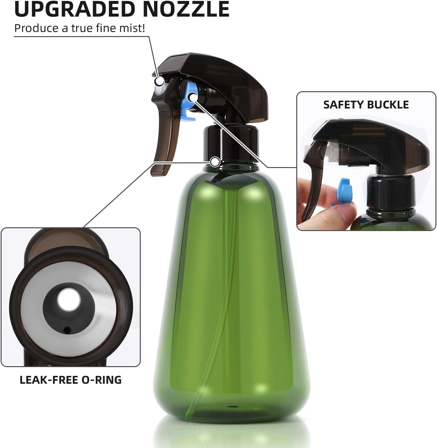 2 Pack 16oz Spray Bottle for P - Misting Bottle Fine ulasan dan harga