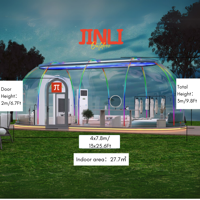 7.8-Meter Transparent Starry P - Plastic Dome Clear ulasan dan harga