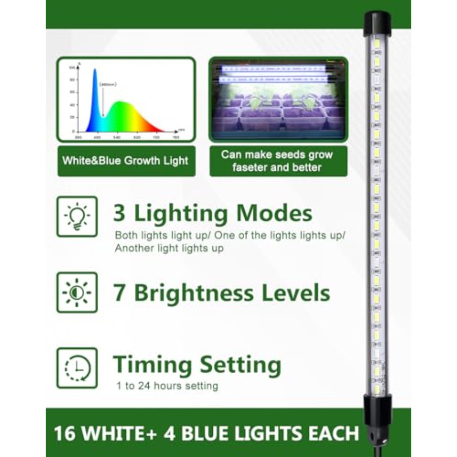 Seed Starter Kit with Grow Lig - Humidity Dome Kit ulasan dan harga