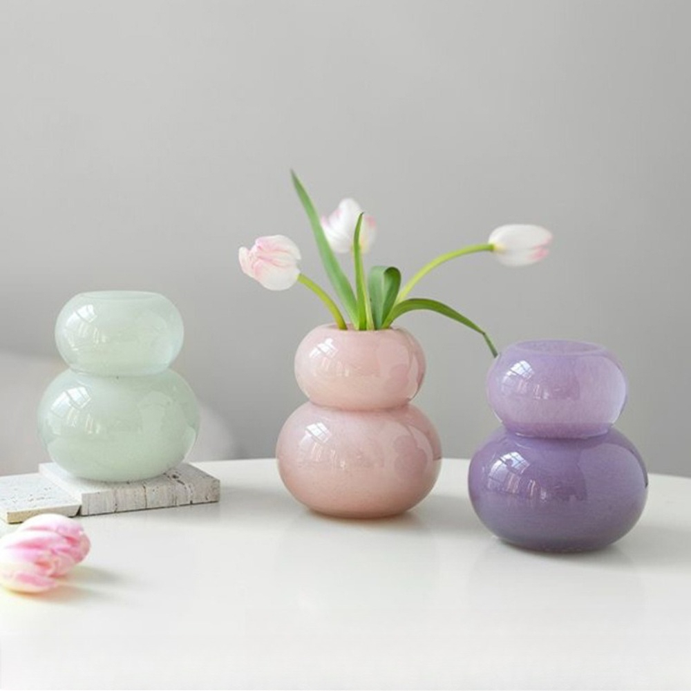 Creative Colorful Gourd Shaped - Propagation Station Vase ulasan dan harga