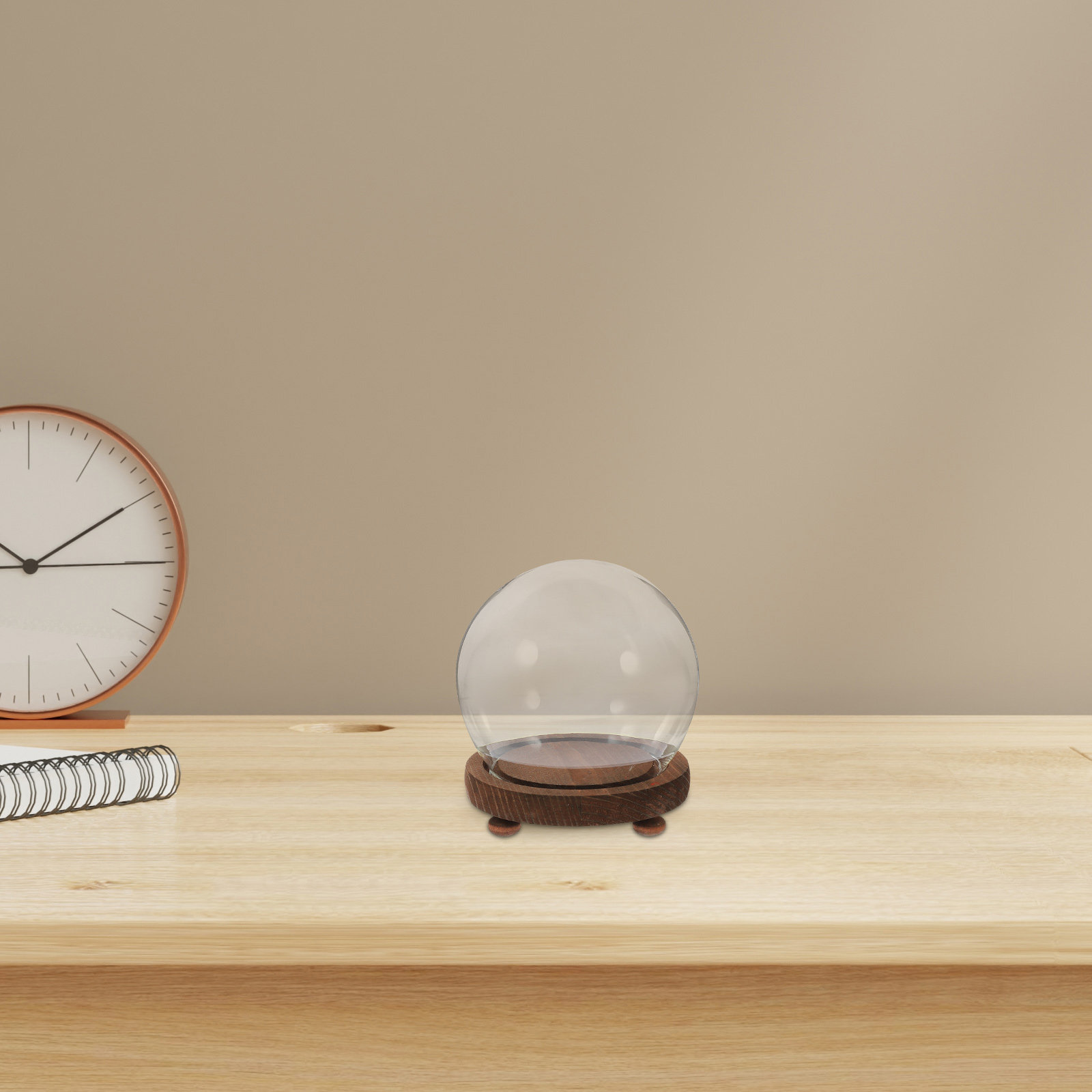 Spherical Glass Cover Ornament - Plastic Dome Clear ulasan dan harga