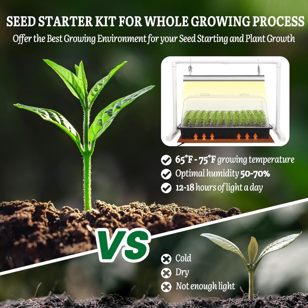 1020 Size Seed Starter Kit wit - Humidity Dome Kit ulasan dan harga