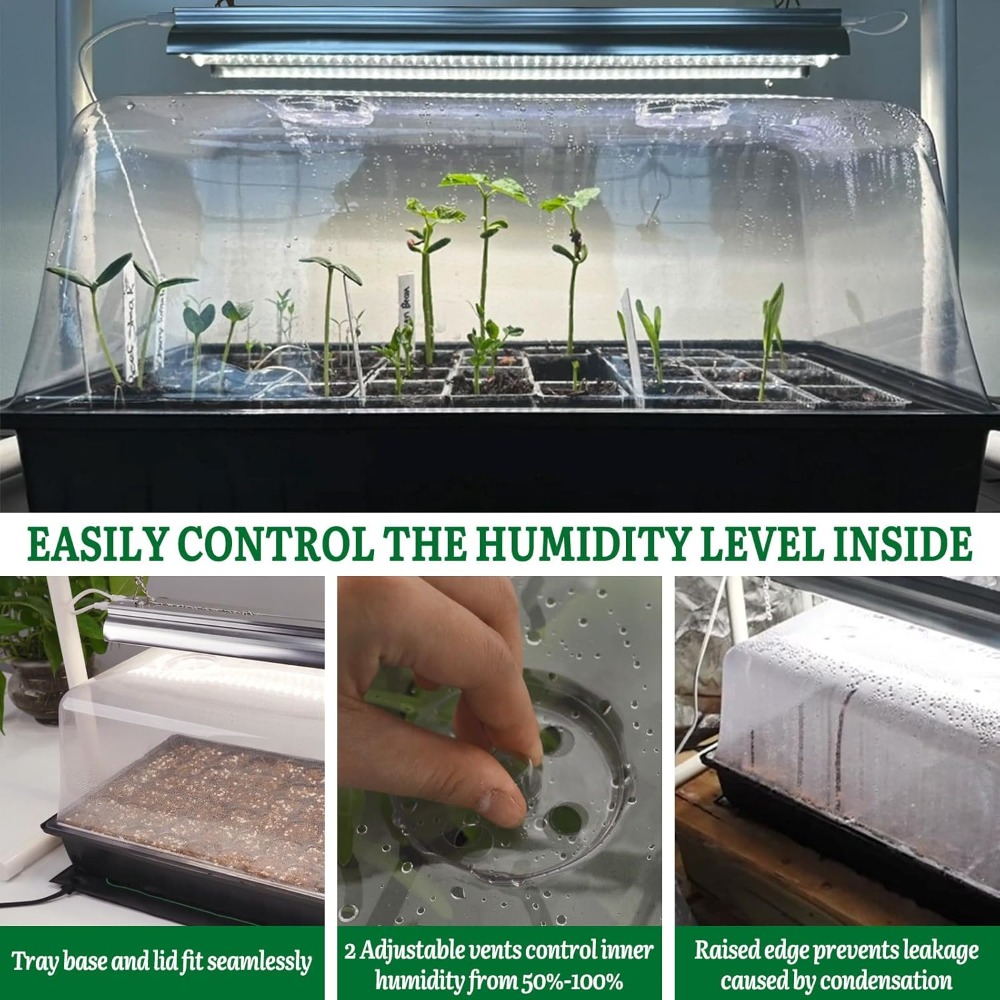1020 Size Seed Starter Kit wit - Humidity Dome Kit ulasan dan harga