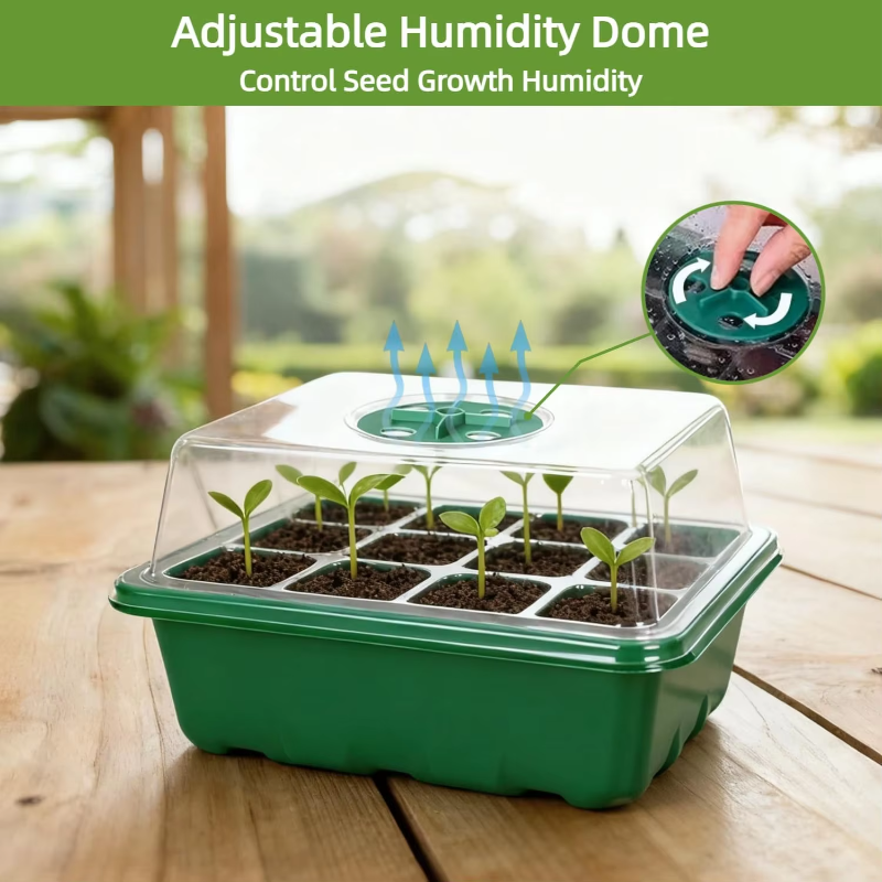 Seed Starter Tray Mini Greenho - Humidity Dome Kit ulasan dan harga