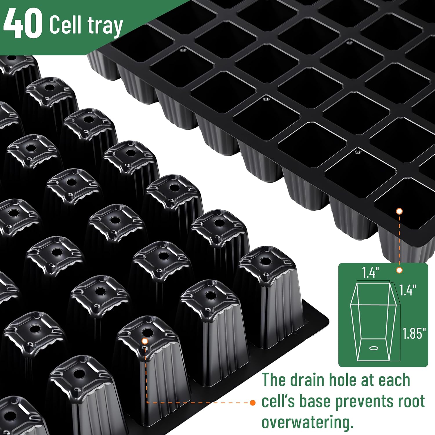 Seed Starter Tray Kits 10 Pack - Humidity Dome Kit ulasan dan harga