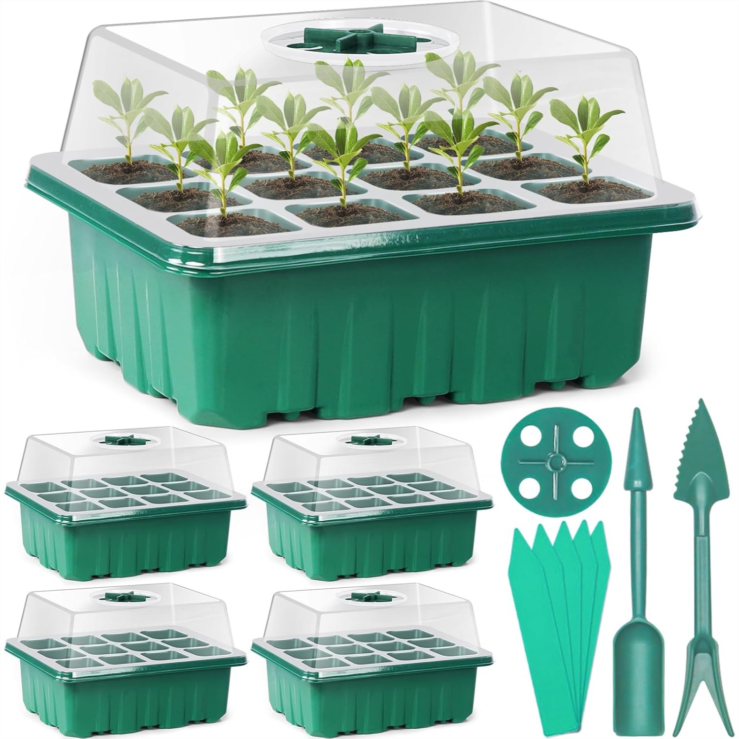 Seed Starter Tray Kit 60 Cells - Humidity Dome Kit ulasan dan harga