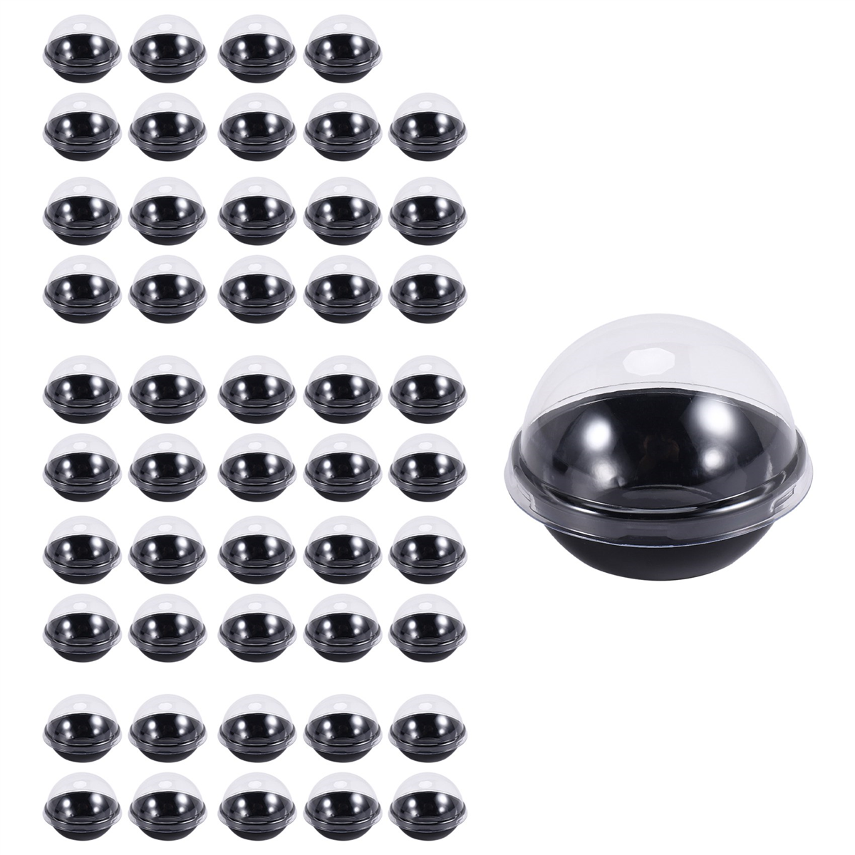 50 Pack Clear Plastic Mini Cup - Plastic Dome Clear ulasan dan harga