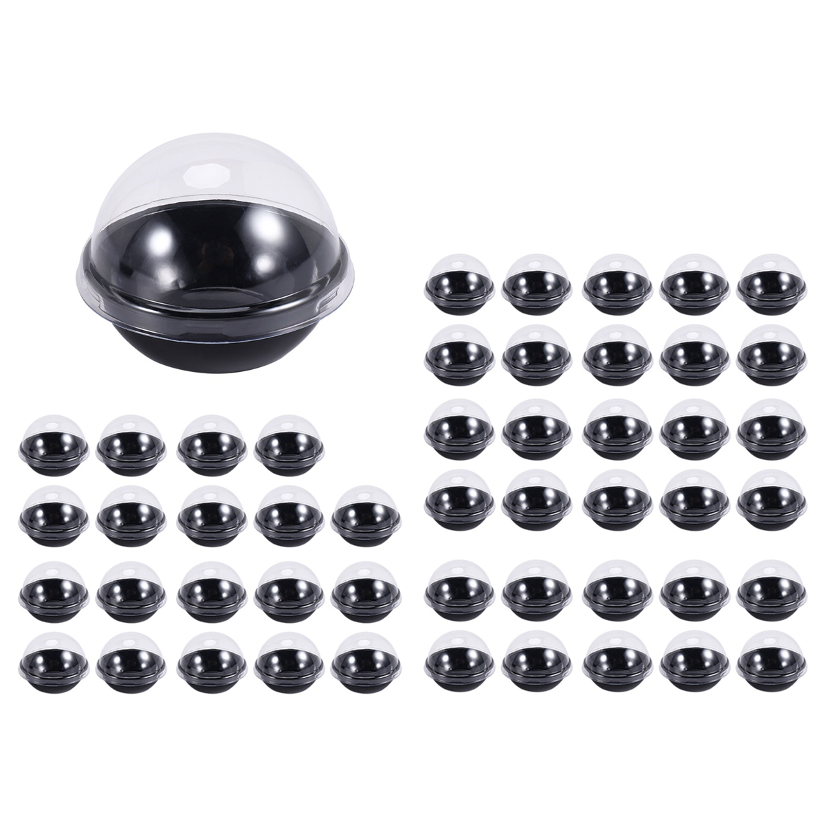 50 Pack Clear Plastic Mini Cup - Plastic Dome Clear ulasan dan harga