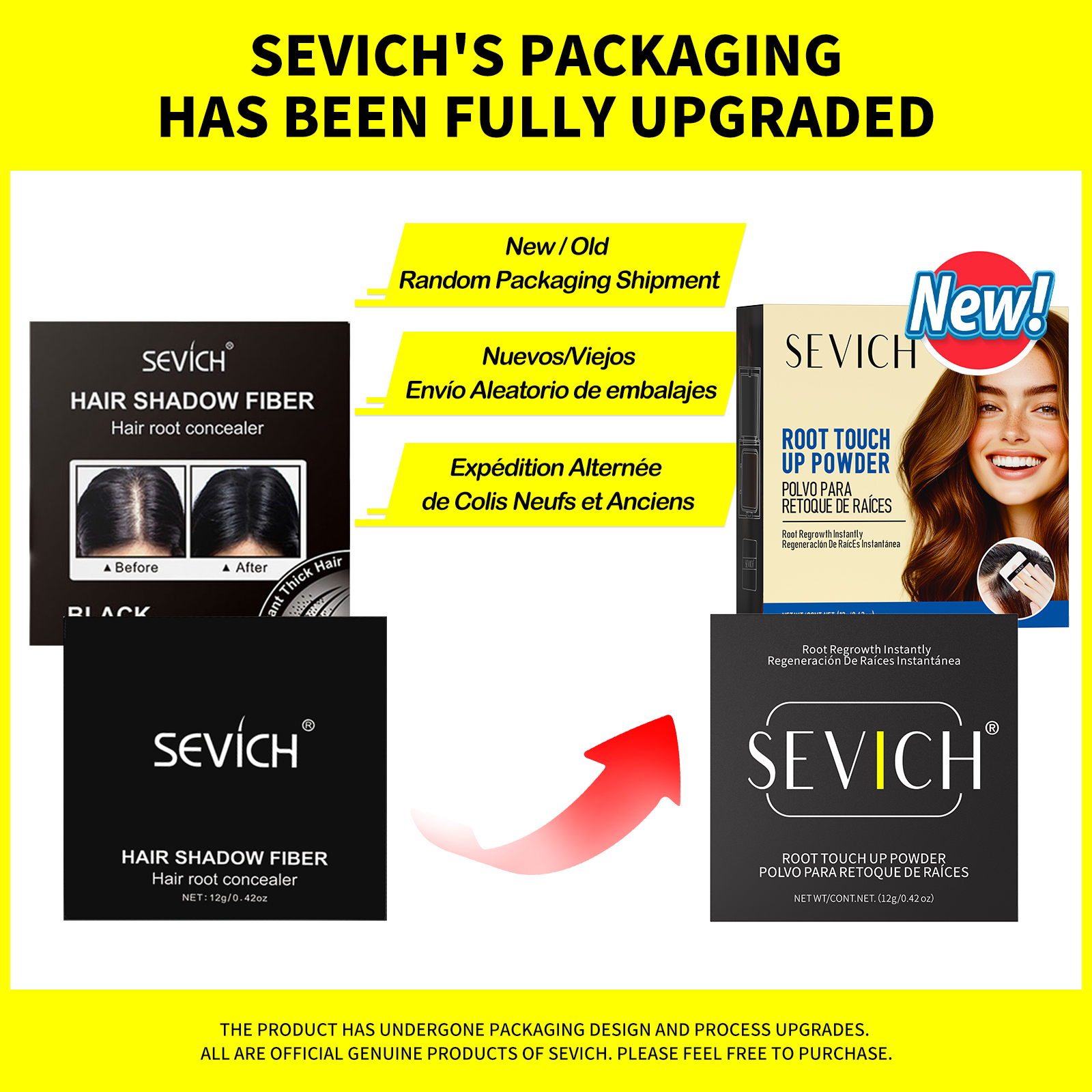 Sevich 5 Colors 12g Hair Shado - Rooting Hormone Powder ulasan dan harga