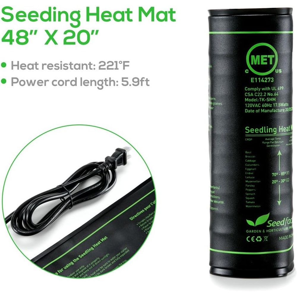 Certified Seedling Heat Mat, W - Heat Mat Seedling ulasan dan harga