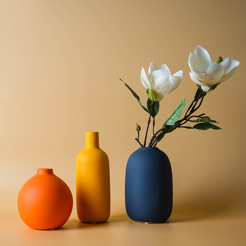 Nordic Ceramic Vase  Solid Col - Propagation Station Vase ulasan dan harga