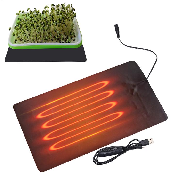 8.5W Plant Heat Mat PVC Leathe - Heat Mat Seedling ulasan dan harga