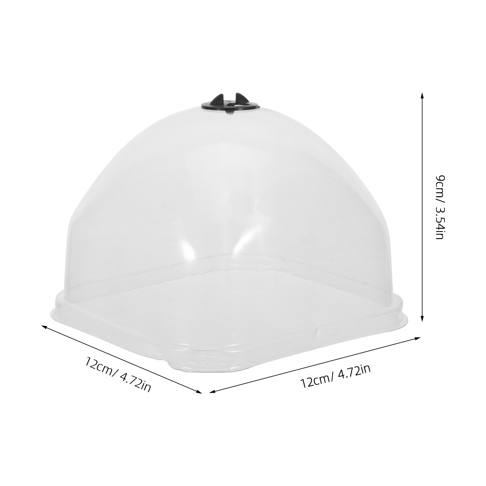 6Pcs Plant Cover Humidity Dome - Plastic Dome Clear ulasan dan harga