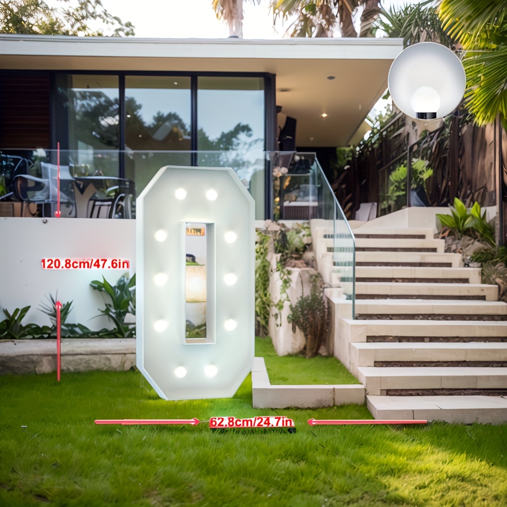 4ft Marquee Light Up Numbers 1 - Cutting Board Foam ulasan dan harga