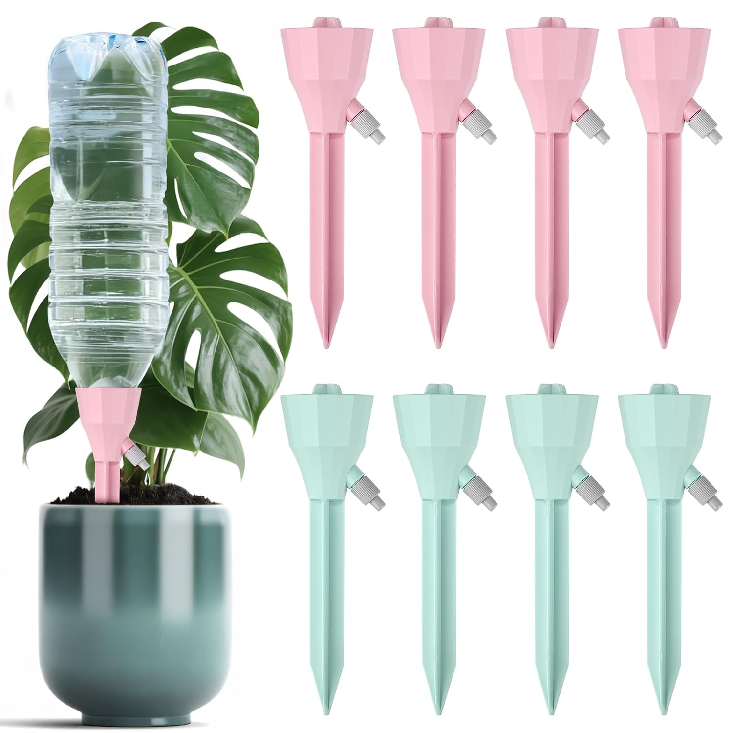 1/12pcs Automatic Drip Irrigat - Self Watering Insert ulasan dan harga