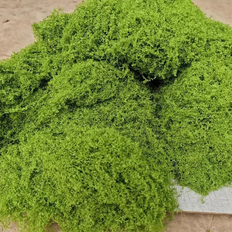 Green Fake Moss DIY Crafts Gra - Sphagnum Moss Dry ulasan dan harga