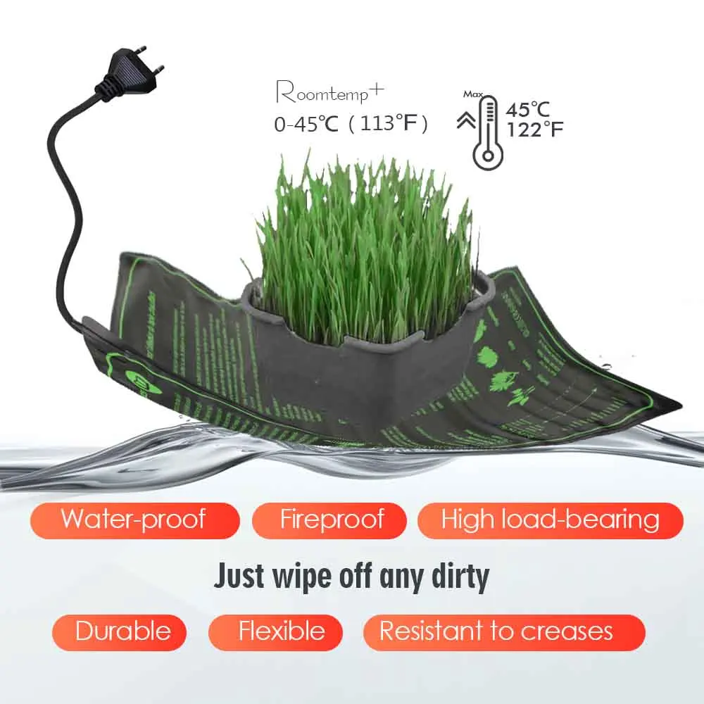 17.5/45/100W PVC Seedling Ther - Heat Mat Seedling ulasan dan harga
