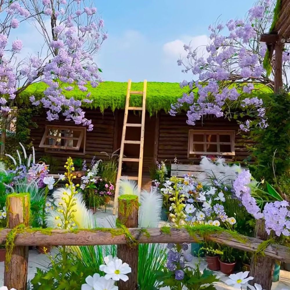 DIY Artificial Grass Rug Durab - Sphagnum Moss Dry ulasan dan harga
