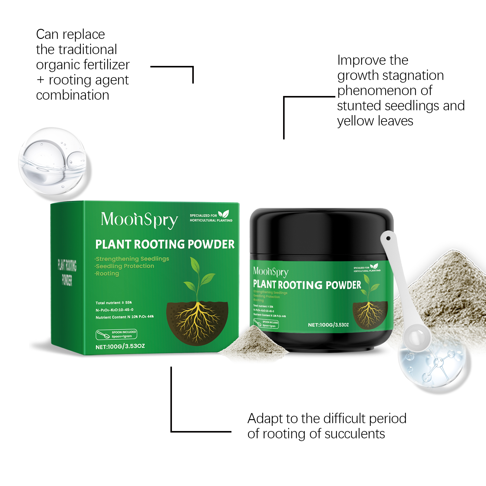 100g Plant Rooting Powder for  - Rooting Hormone Powder ulasan dan harga