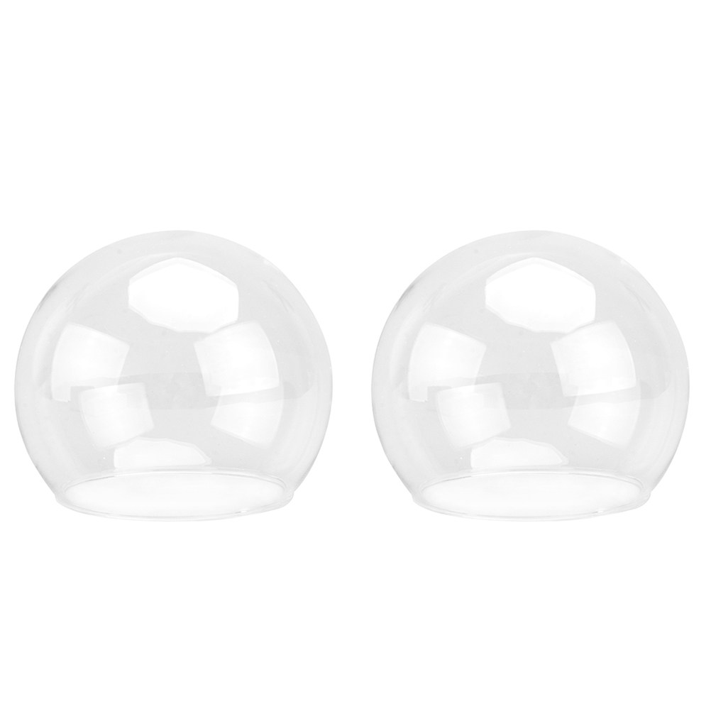 2Pcs Clear Glass Dome Display  - Plastic Dome Clear ulasan dan harga