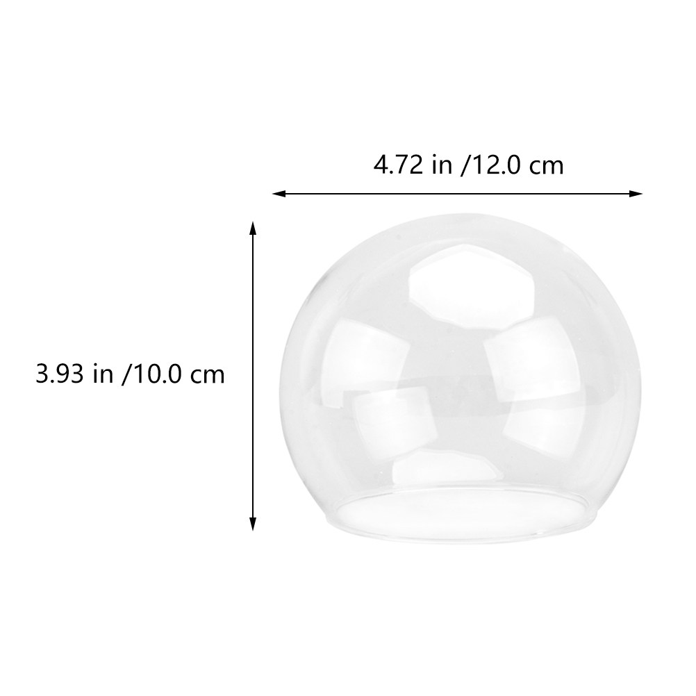 2Pcs Clear Glass Dome Display  - Plastic Dome Clear ulasan dan harga